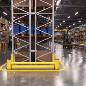 1R Zeta Rack End Barrier + Kerb