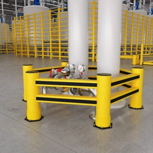 2R Column Barrier Hexagon