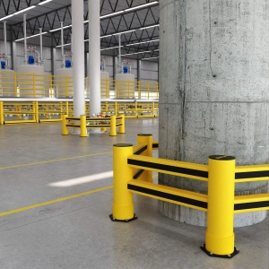2R Column Barrier Hexagon