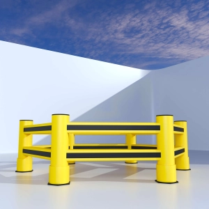 2R Column Barrier Hexagon