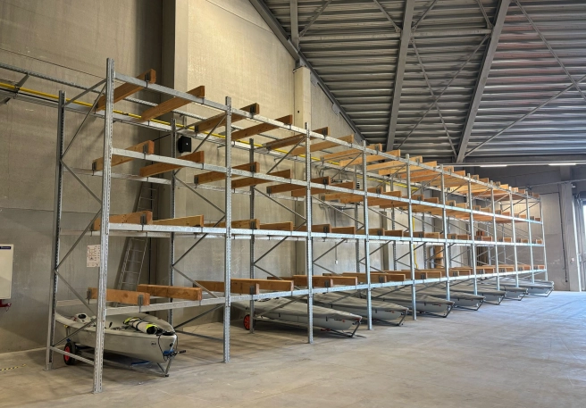 Installation of Pallet Racking for Sailboats