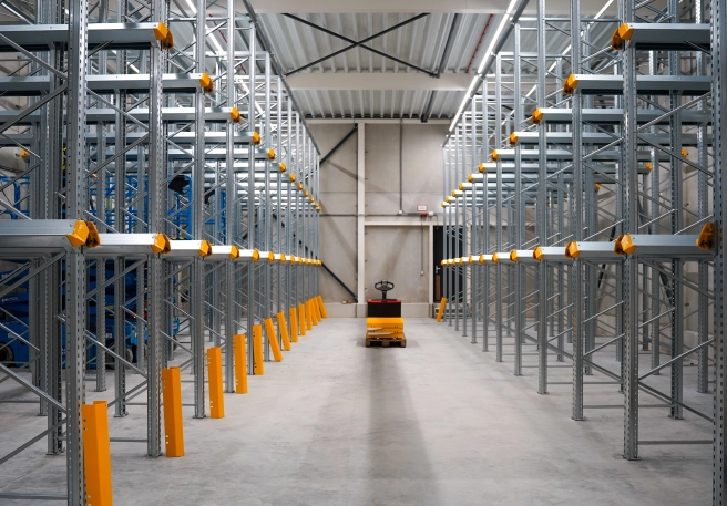 Drive-in racking: compact storage for large volumes