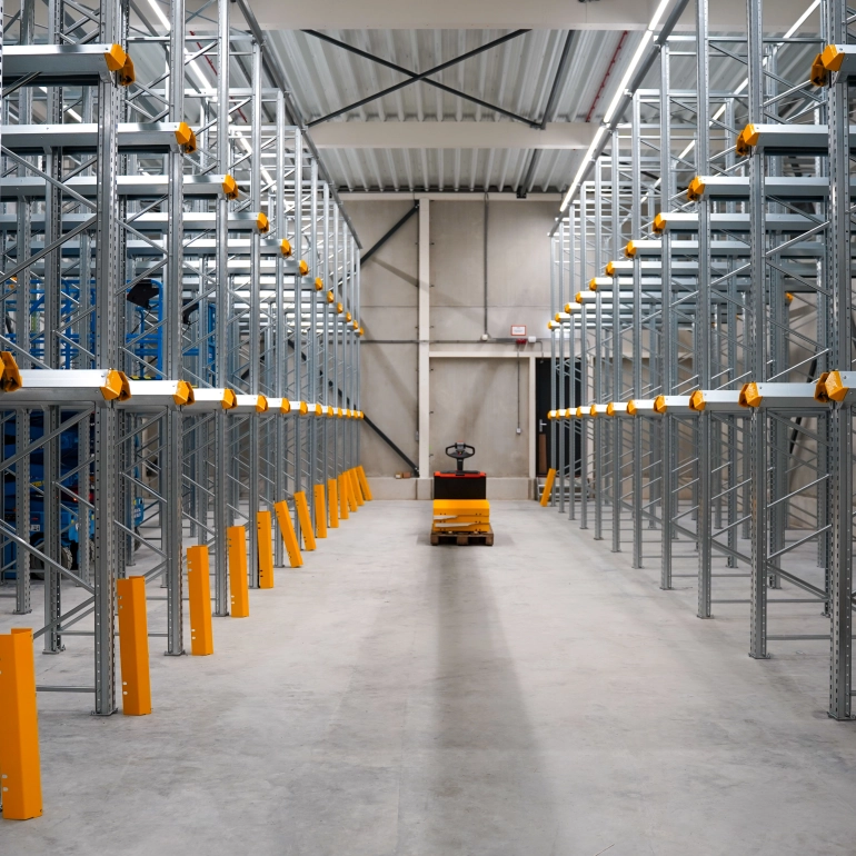 Drive-in racking: compact storage for large volumes
