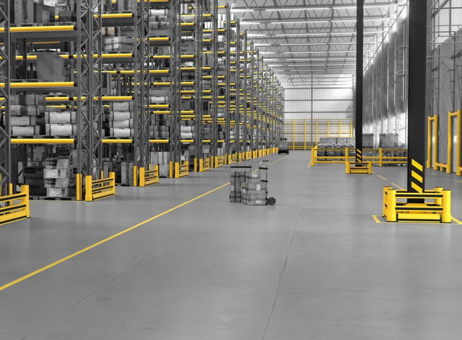 Where is warehouse racking most vulnerable?