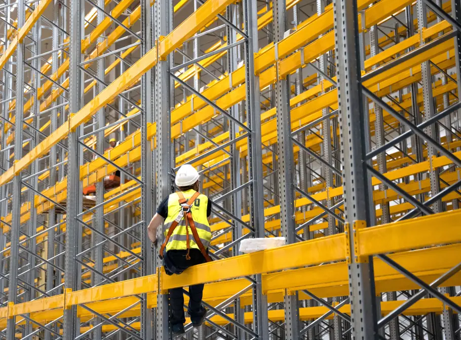 Why does impact damage occur, and when is more than racking protection needed?
