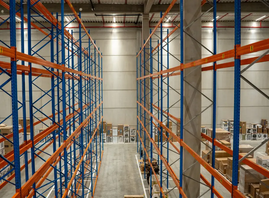 Where is warehouse racking most vulnerable?